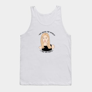 Buffy Summers Saved The World Tank Top